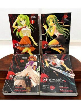 Higurashi When They Cry Lot of 4 Manga Cotton Drifting Abducted by Demons